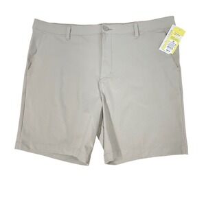 All in Motion Mens 40 Khaki Golf Shorts Quick Dry Moisture Wicking UPF 50+